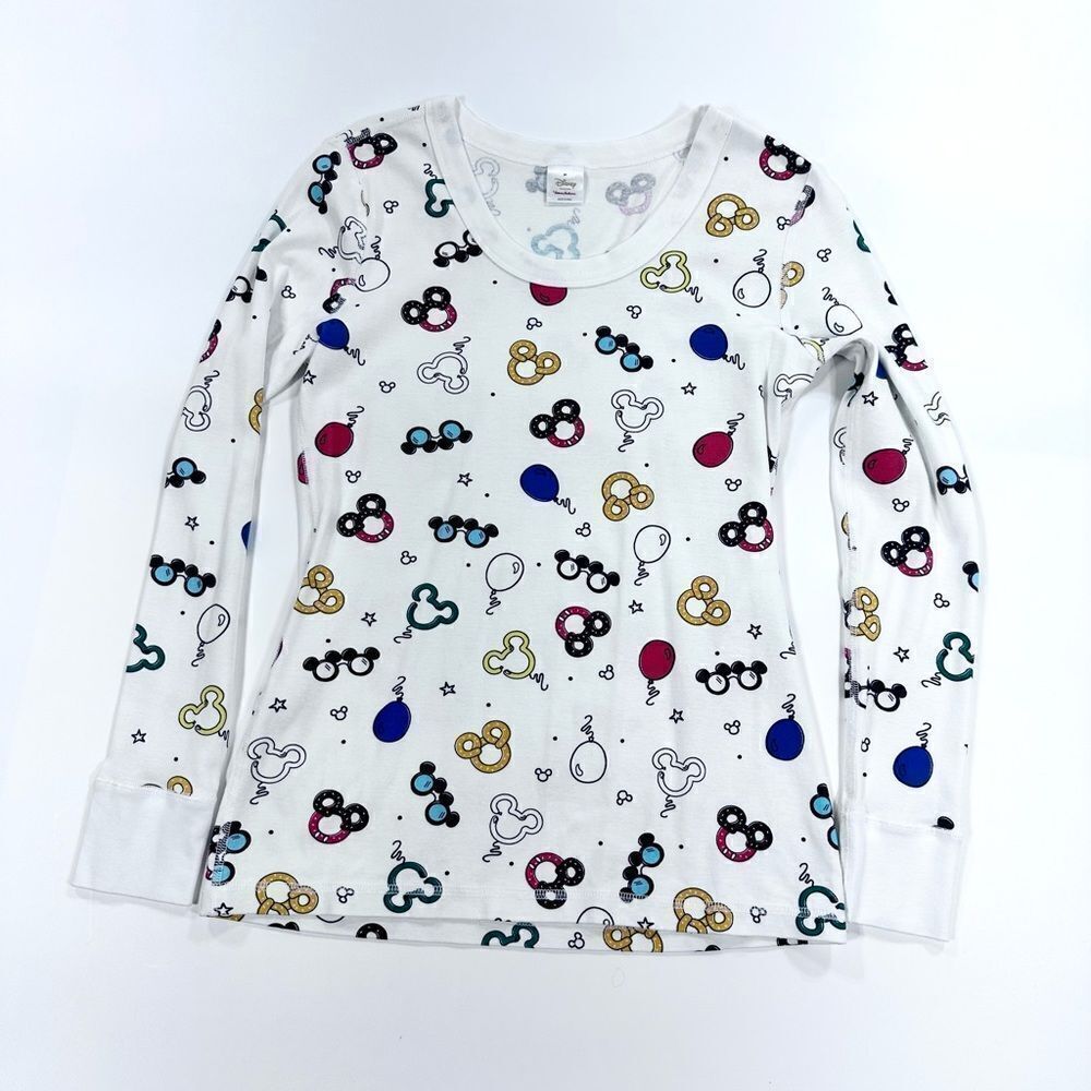 Hanna Andersson Disney Mickey treats cotton long sleeve pajama top M